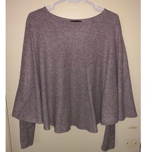 Zara cape sweatshirt